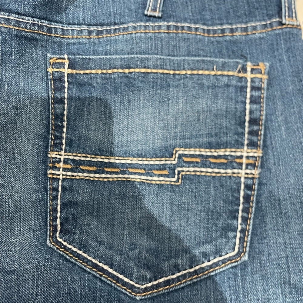 Cinch Jesse Jeans Mens 38 x 36 Blue Straight Leg Jeans Western Cowboy Rodeo